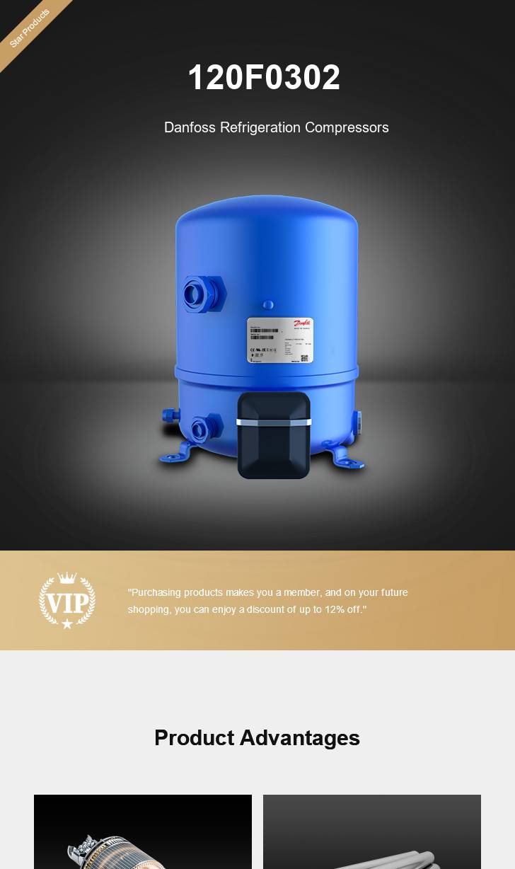 Danfoss Compressor 120F0302, technical parameters pdf, structure diagram